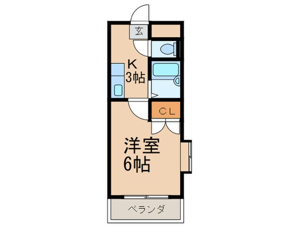 ロイヤルヒルズ黒崎壱番館の物件間取画像